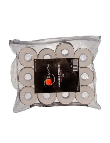 bolsa-shockout-x12-overgrips-premium-blanco-liso-shockout-padel