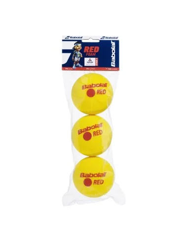 bote-de-3-bolas-babolat-red-foam-junior-babolat