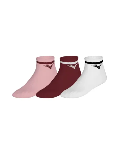 pack-3-calcetines-tobilleros-mizuno-training-rosa