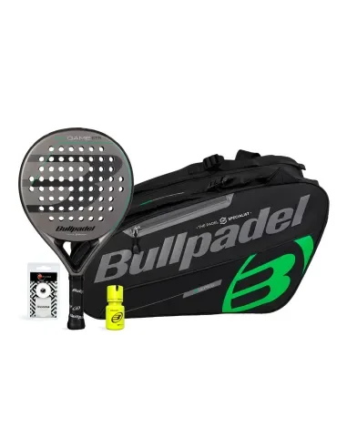 pack-bullpdel-game-ctr-gris-paletero-negro-dry-grip-bullpadel